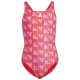 Adidas Παιδικό ολόσωμο μαγιό Logo Graphic V-Back Swimsuit